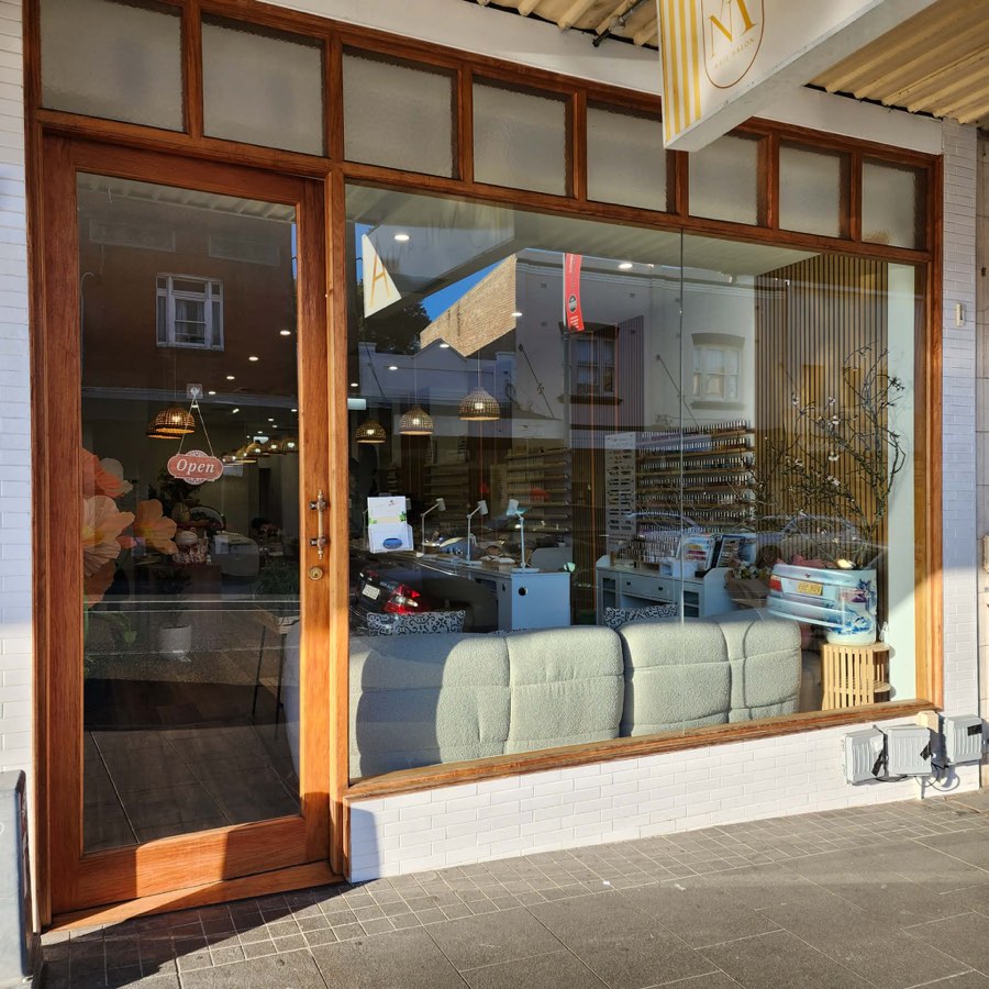 Nail And A storefront entrance on Ramsay Street